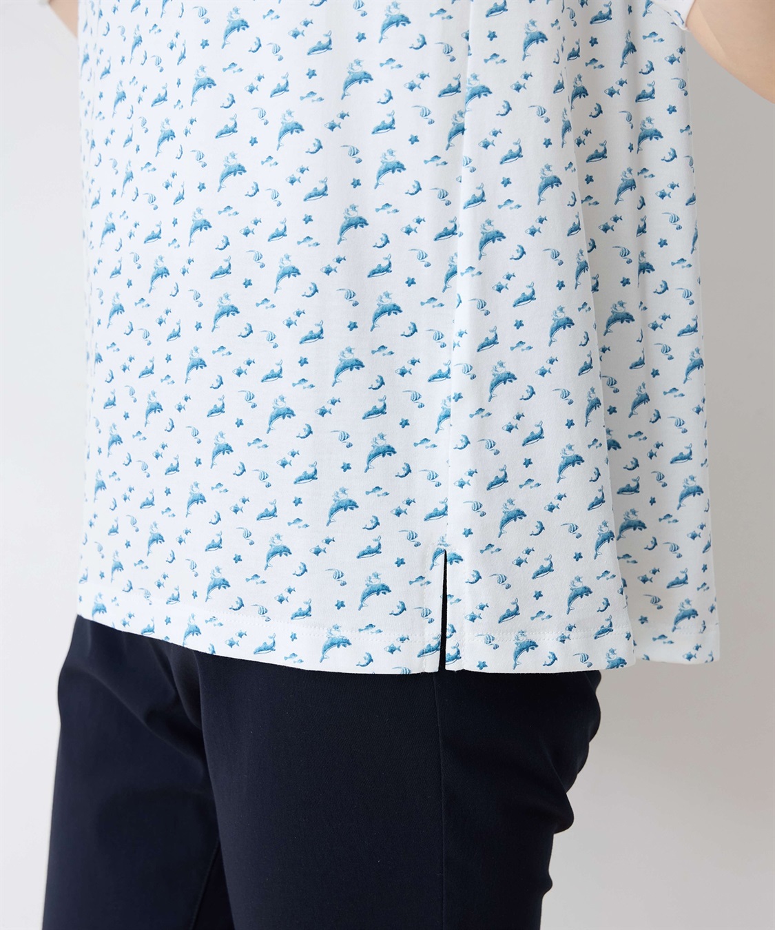 DECOY 【ひやさら】【UVカット】chiyoコイ君プリントTシャツ_sub_10