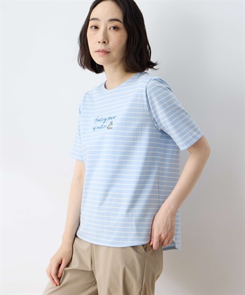 DECOY 【ひやさら】【UVカット】コイ君ボーダーTシャツ_subthumb_1