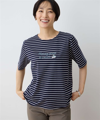 DECOY 【ひやさら】【UVカット】コイ君ボーダーTシャツ_subthumb_3