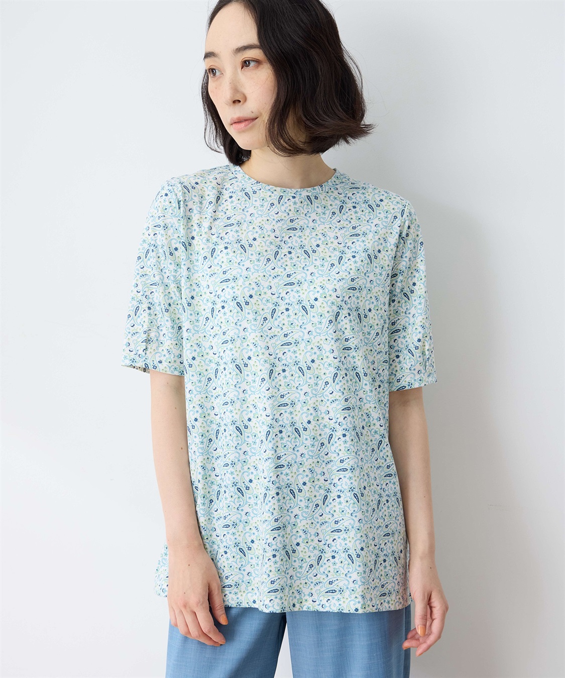 DECOY 【ひやさら】【UVカット】プリントチュニックTシャツ_sub_1