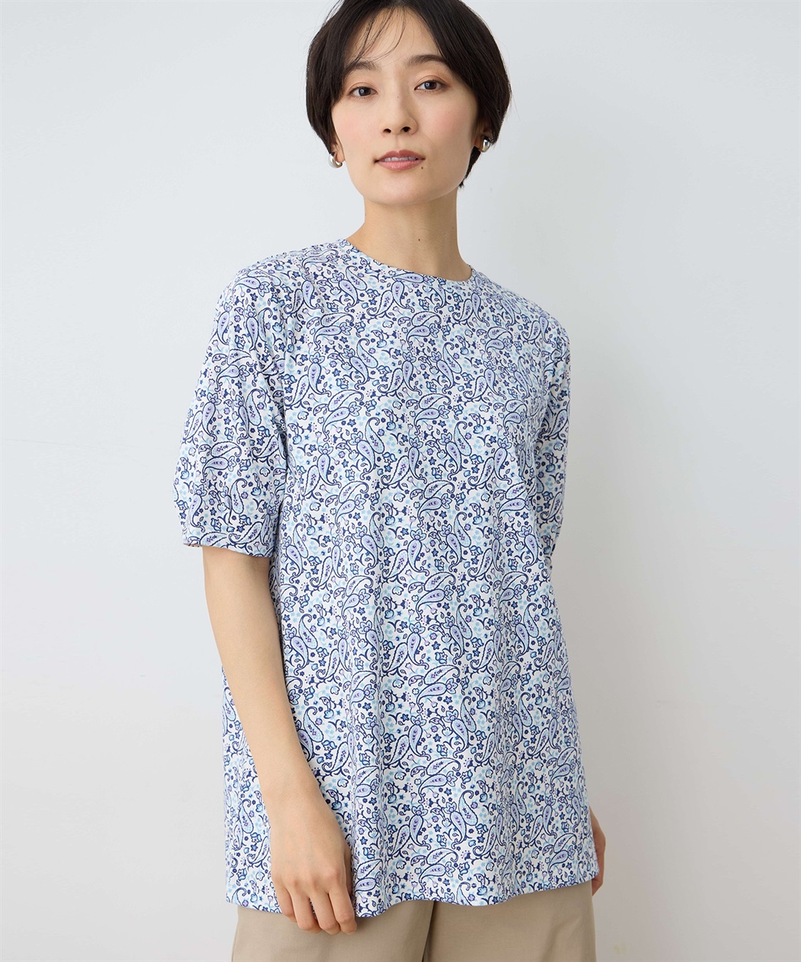 DECOY 【ひやさら】【UVカット】プリントチュニックTシャツ_sub_2