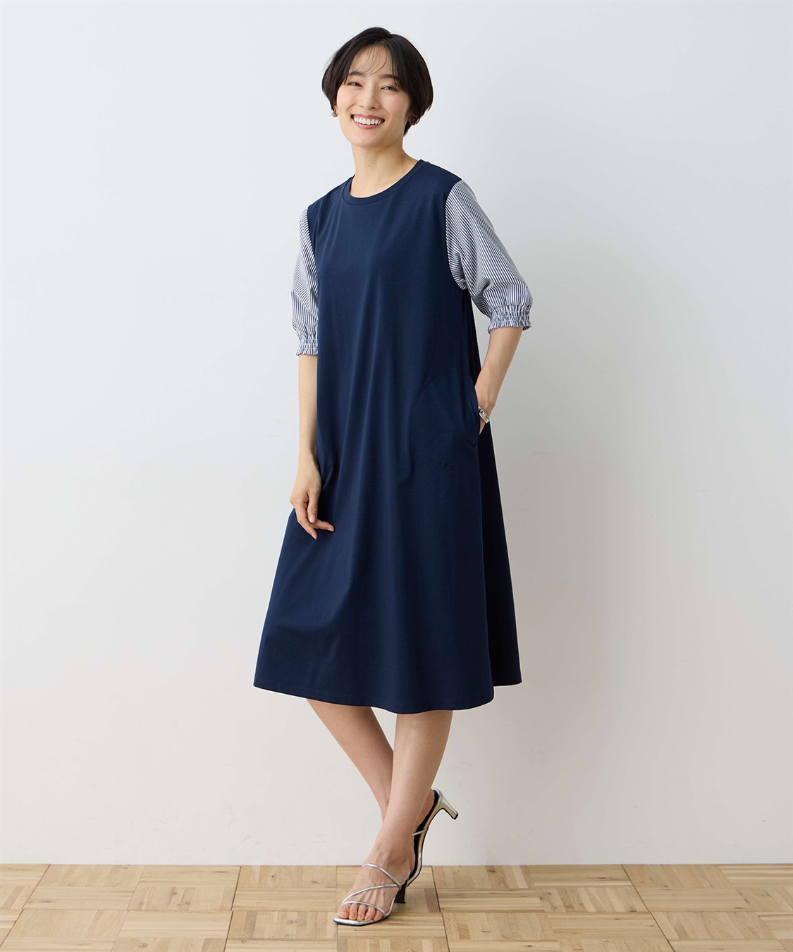 DECOY 【冷感】切替ワンピース_sub_3