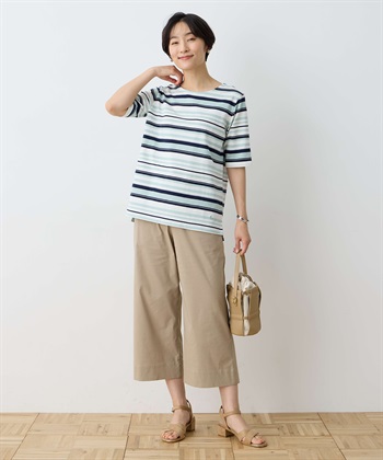 DECOY リップルボーダーTシャツ_subthumb_3