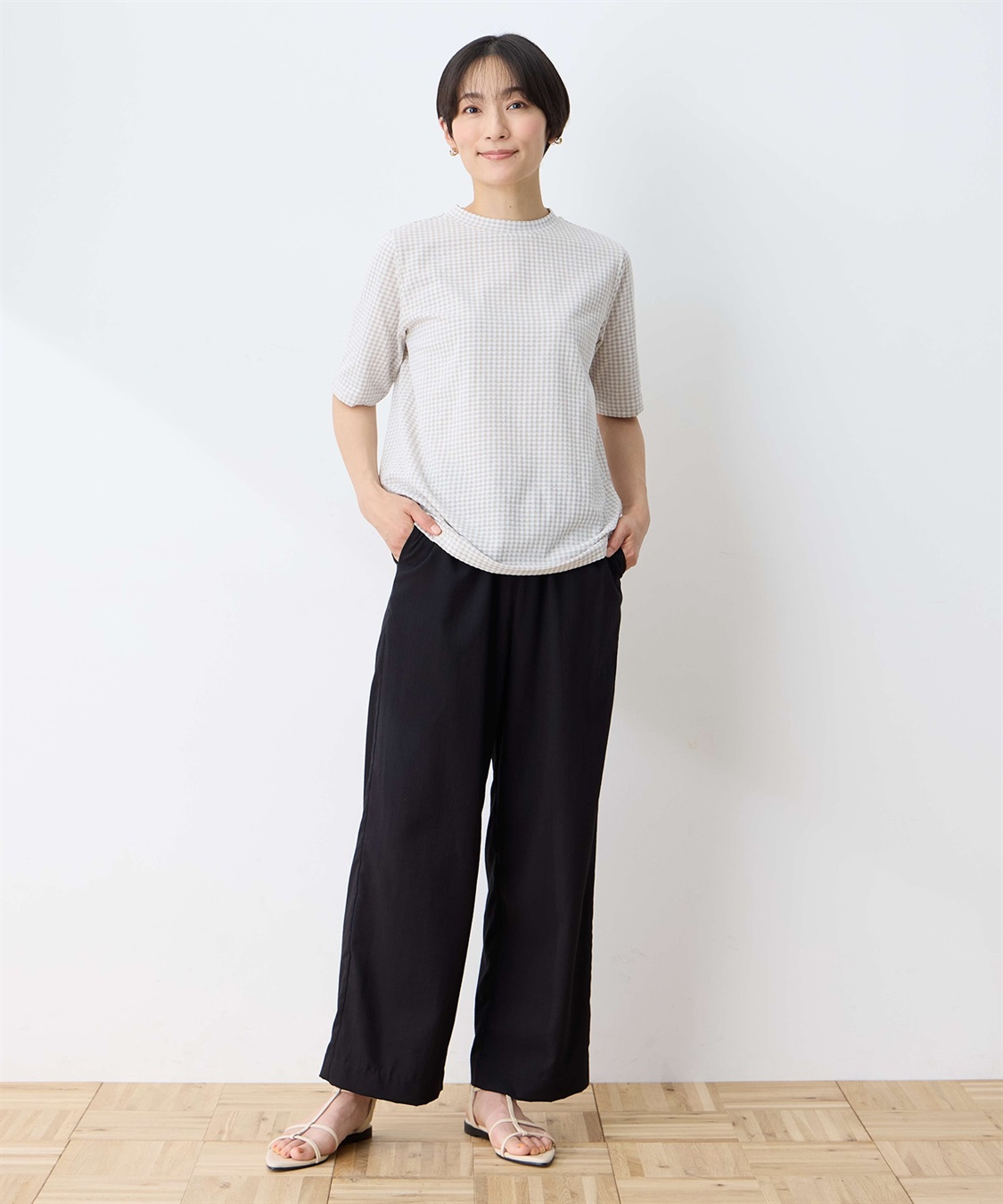 DECOY サッカーギンガムプルオーバー_sub_2