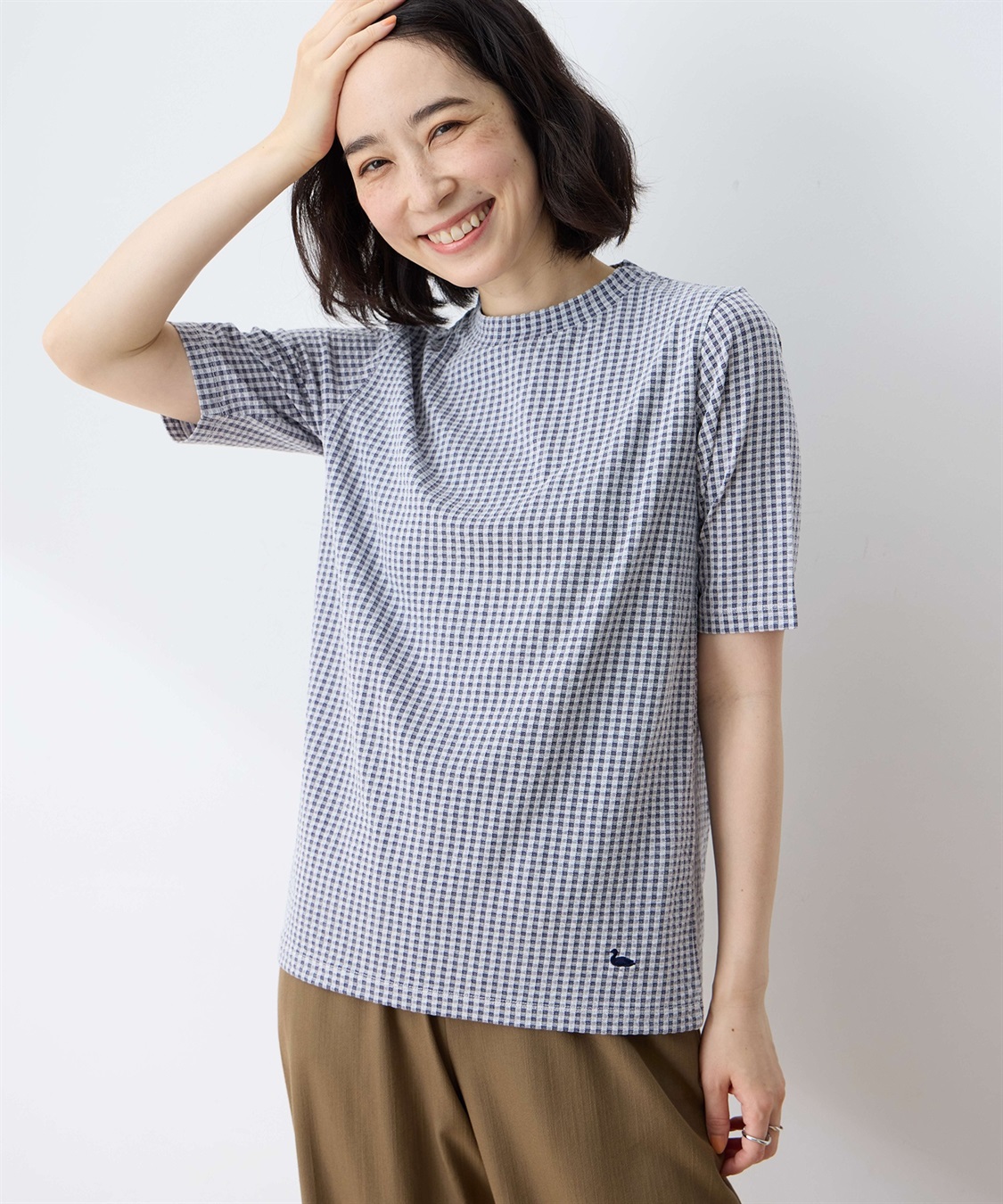 DECOY サッカーギンガムプルオーバー_sub_9