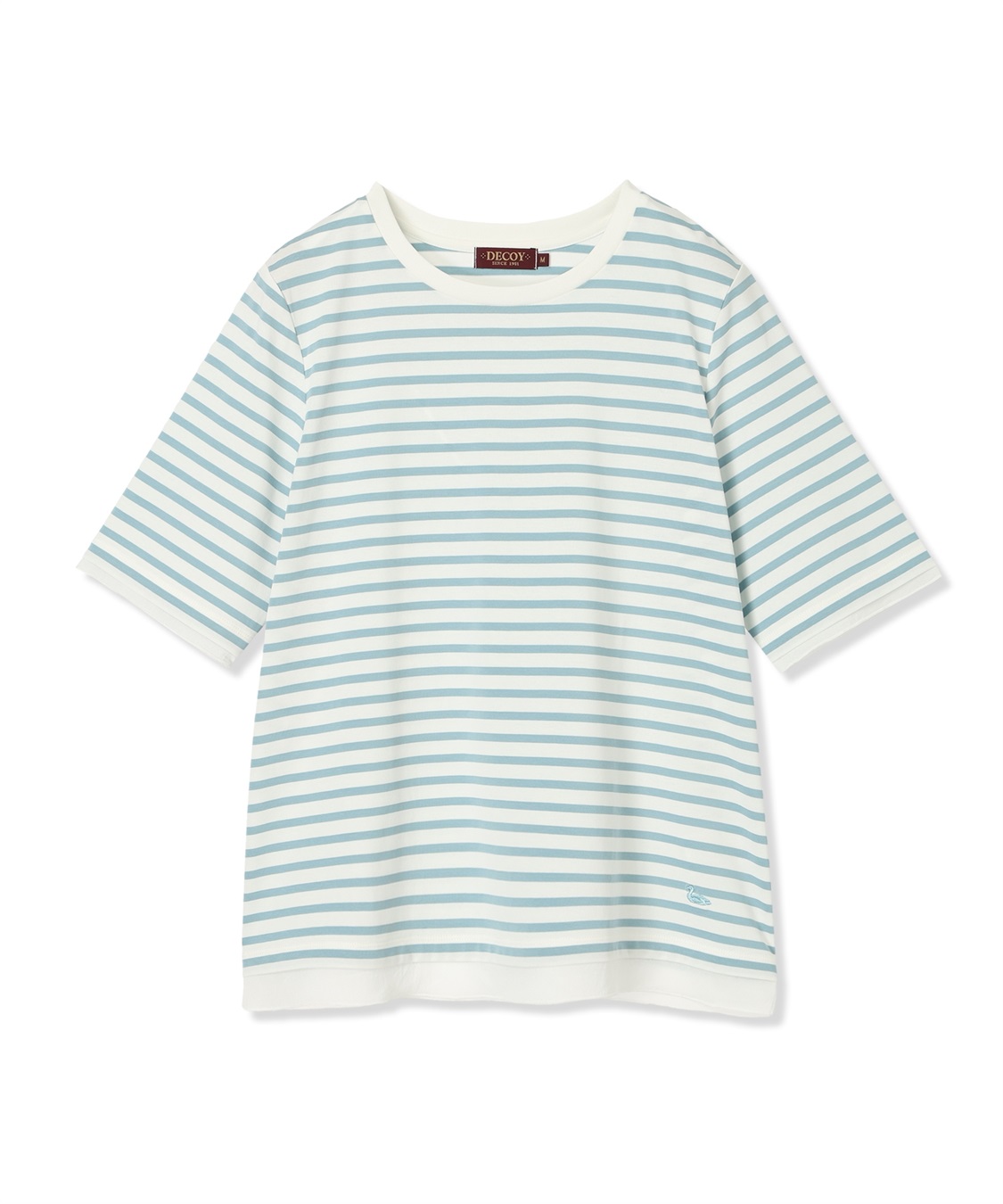 DECOY 部分シアーボーダーTシャツ_sub_13