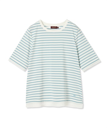 DECOY 部分シアーボーダーTシャツ_subthumb_13