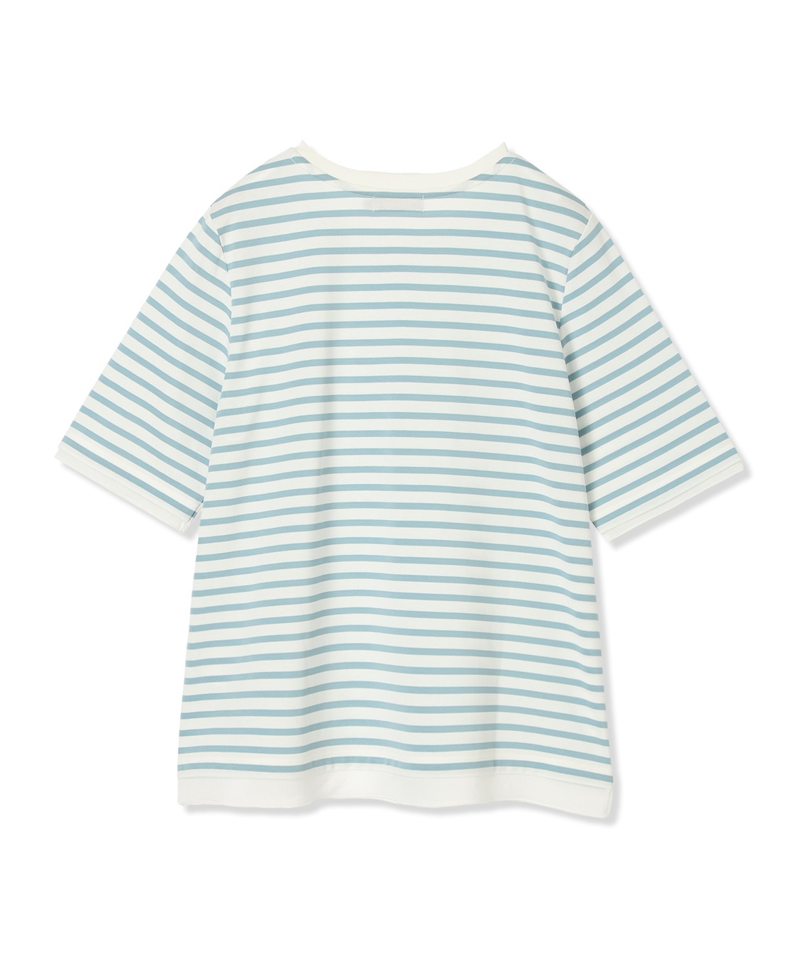 DECOY 部分シアーボーダーTシャツ_sub_14