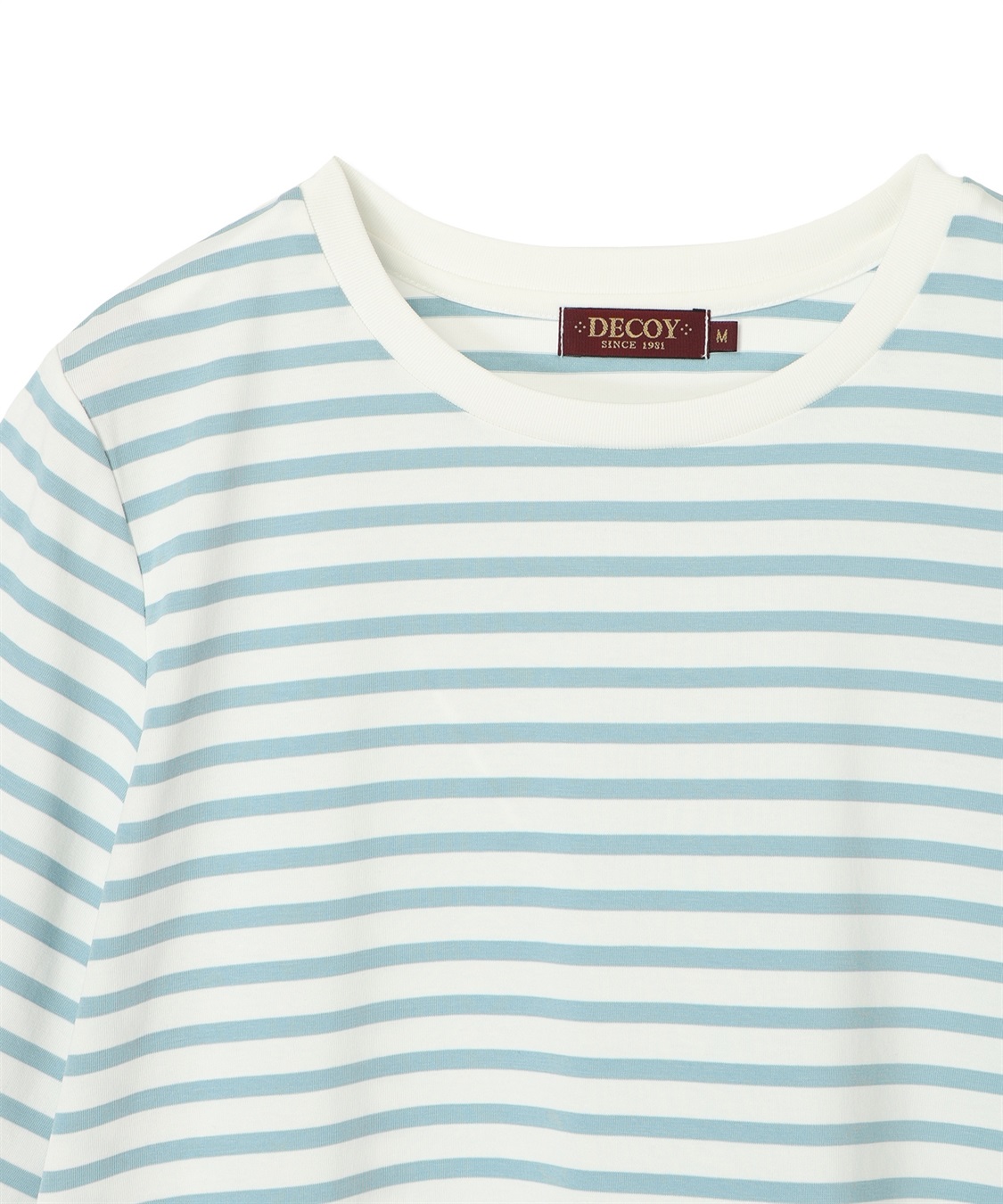 DECOY 部分シアーボーダーTシャツ_sub_15