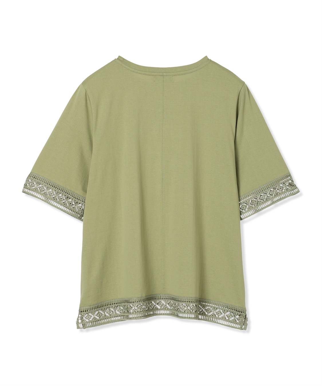 DECOY 【冷感】【UVカット】ひやさらコットンプレミアムレースＴシャツ_sub_21