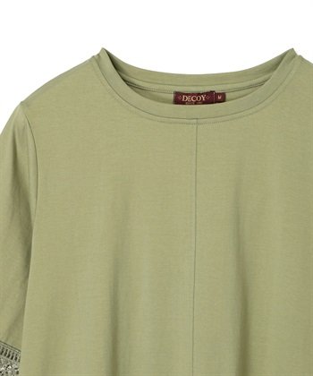DECOY 【冷感】【UVカット】ひやさらコットンプレミアムレースＴシャツ_subthumb_22