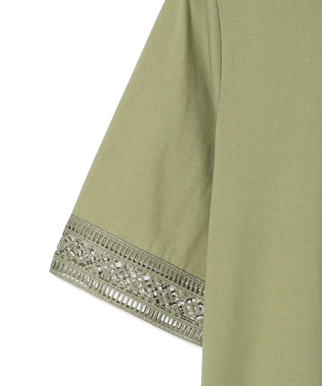 DECOY 【冷感】【UVカット】ひやさらコットンプレミアムレースＴシャツ_sub_23