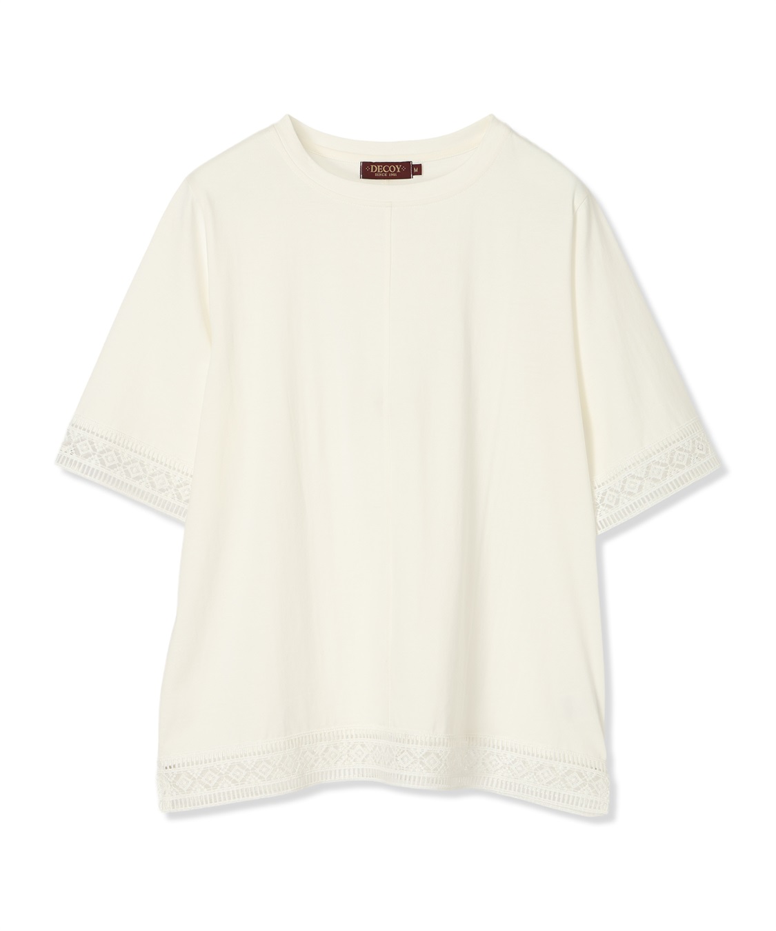 DECOY 【冷感】【UVカット】ひやさらコットンプレミアムレースＴシャツ_sub_28