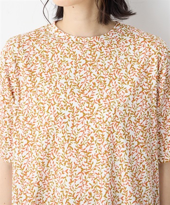 DECOY 【冷感】【UVカット】ひやさらコットンプレミアム袖ギャザーチュニックTシャツ_subthumb_13