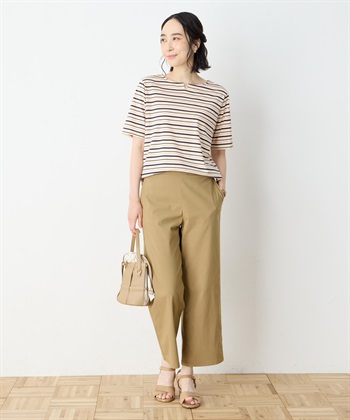 DECOY 【冷感】【UVカット】ひやさらコットンプレミアムマルチボーダーＴシャツ_subthumb_11