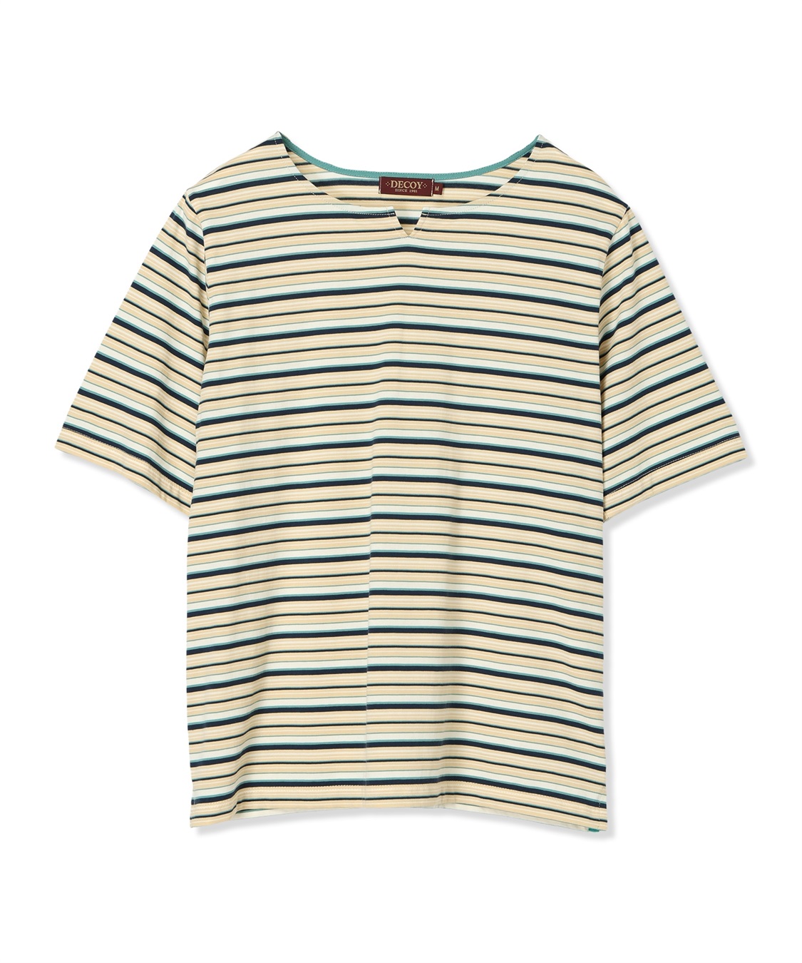 DECOY 【冷感】【UVカット】ひやさらコットンプレミアムマルチボーダーＴシャツ_sub_18