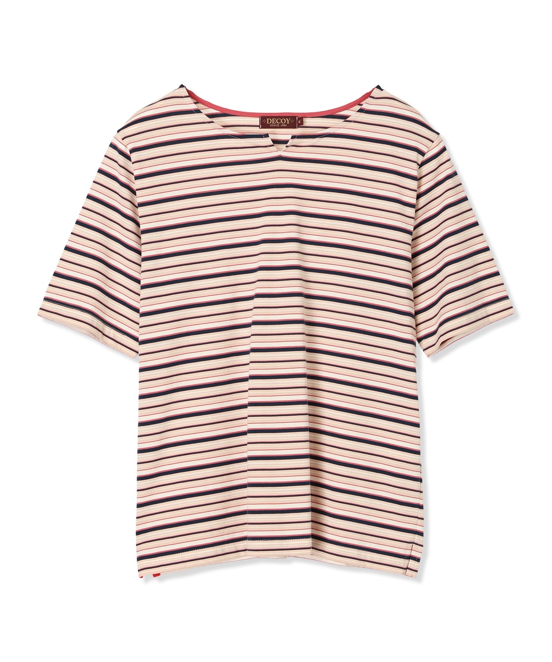 DECOY 【冷感】【UVカット】ひやさらコットンプレミアムマルチボーダーＴシャツ_sub_26