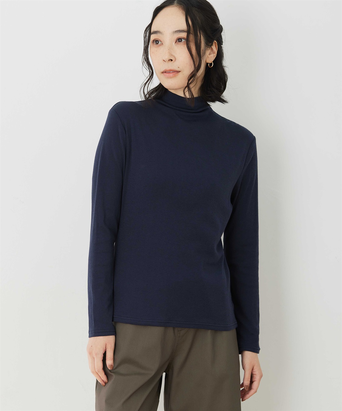DECOY コットンガーゼハイネック_sub_5