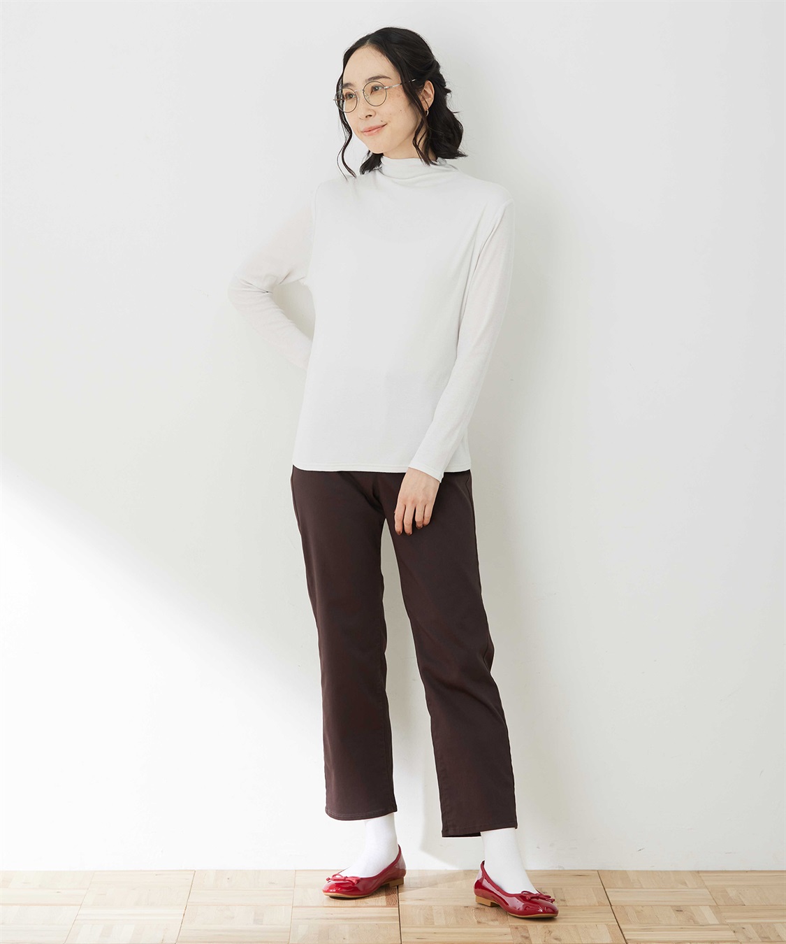 DECOY コットンガーゼハイネック_sub_10