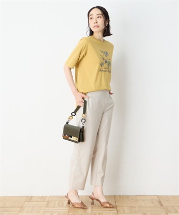 DECOY 【冷感】【UVカット】ひやさらコットン　プリント＆刺繍Tシャツ_subthumb_12