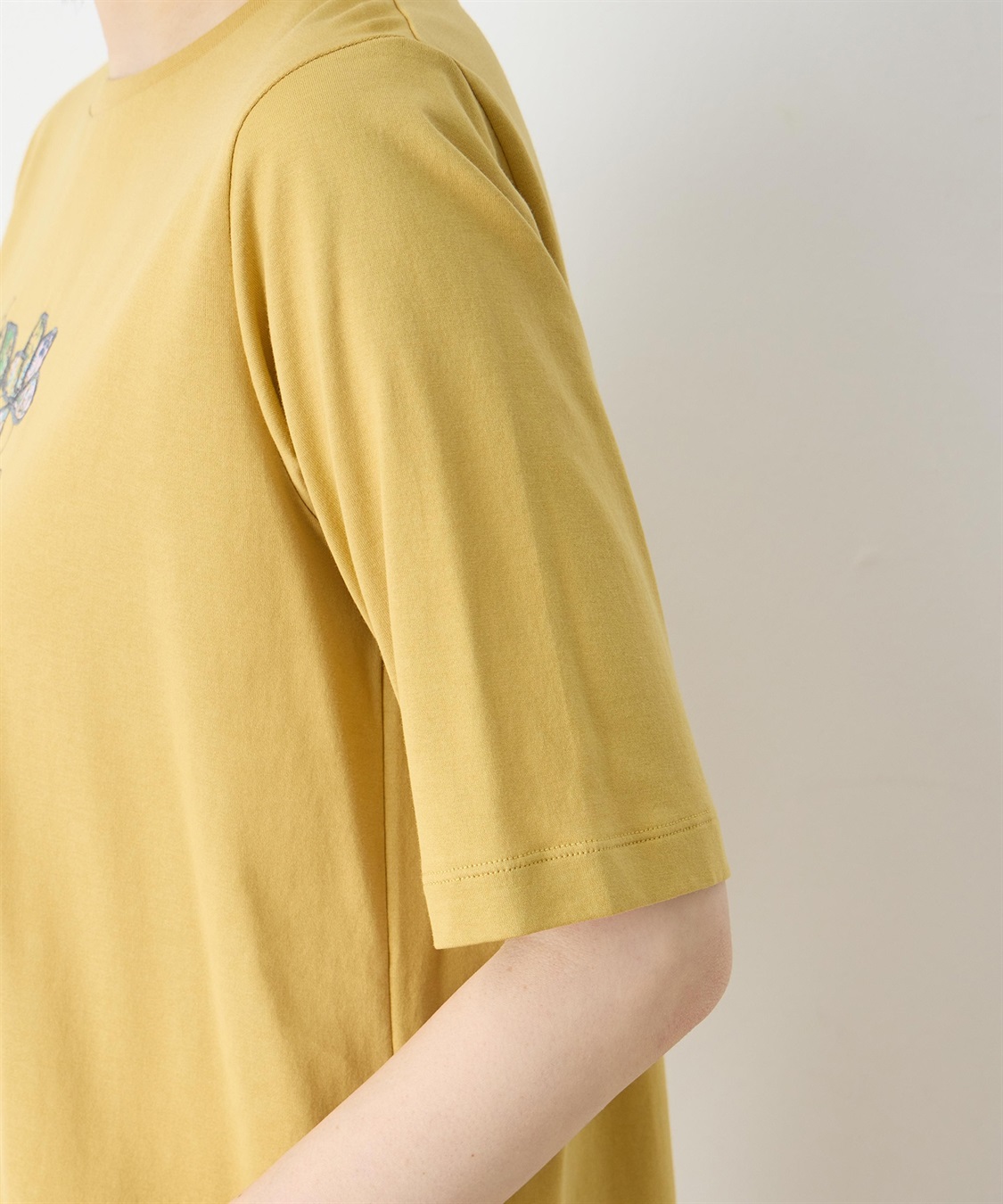 DECOY 【冷感】【UVカット】ひやさらコットン　プリント＆刺繍Tシャツ_sub_15