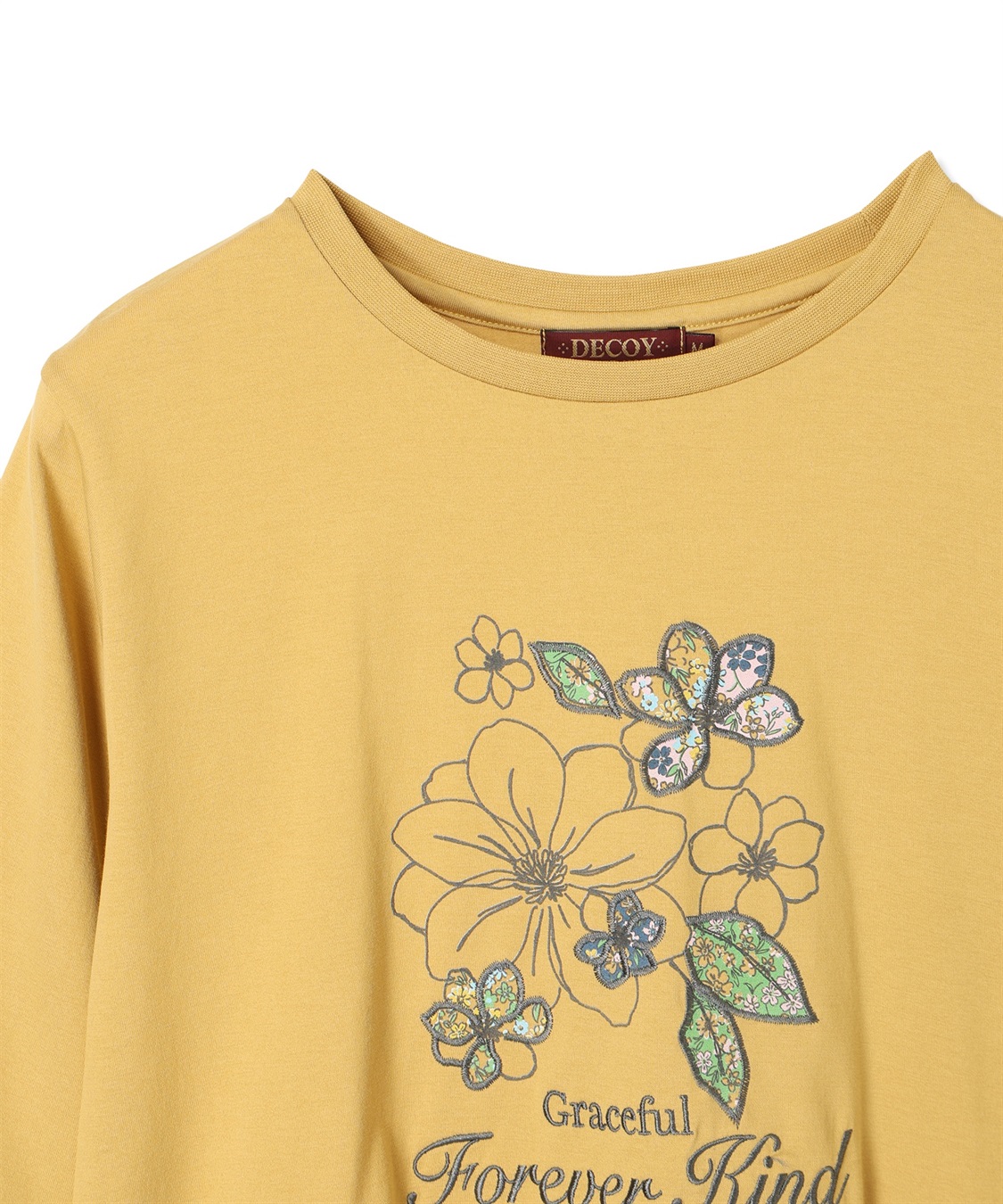 DECOY 【冷感】【UVカット】ひやさらコットン　プリント＆刺繍Tシャツ_sub_20