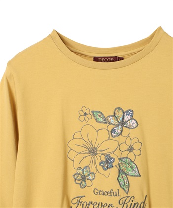 DECOY 【冷感】【UVカット】ひやさらコットン　プリント＆刺繍Tシャツ_subthumb_20