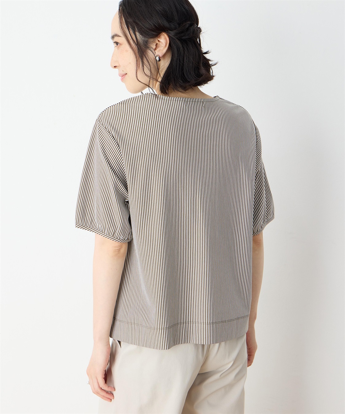 DECOY トリコットストライププルオーバー_sub_2