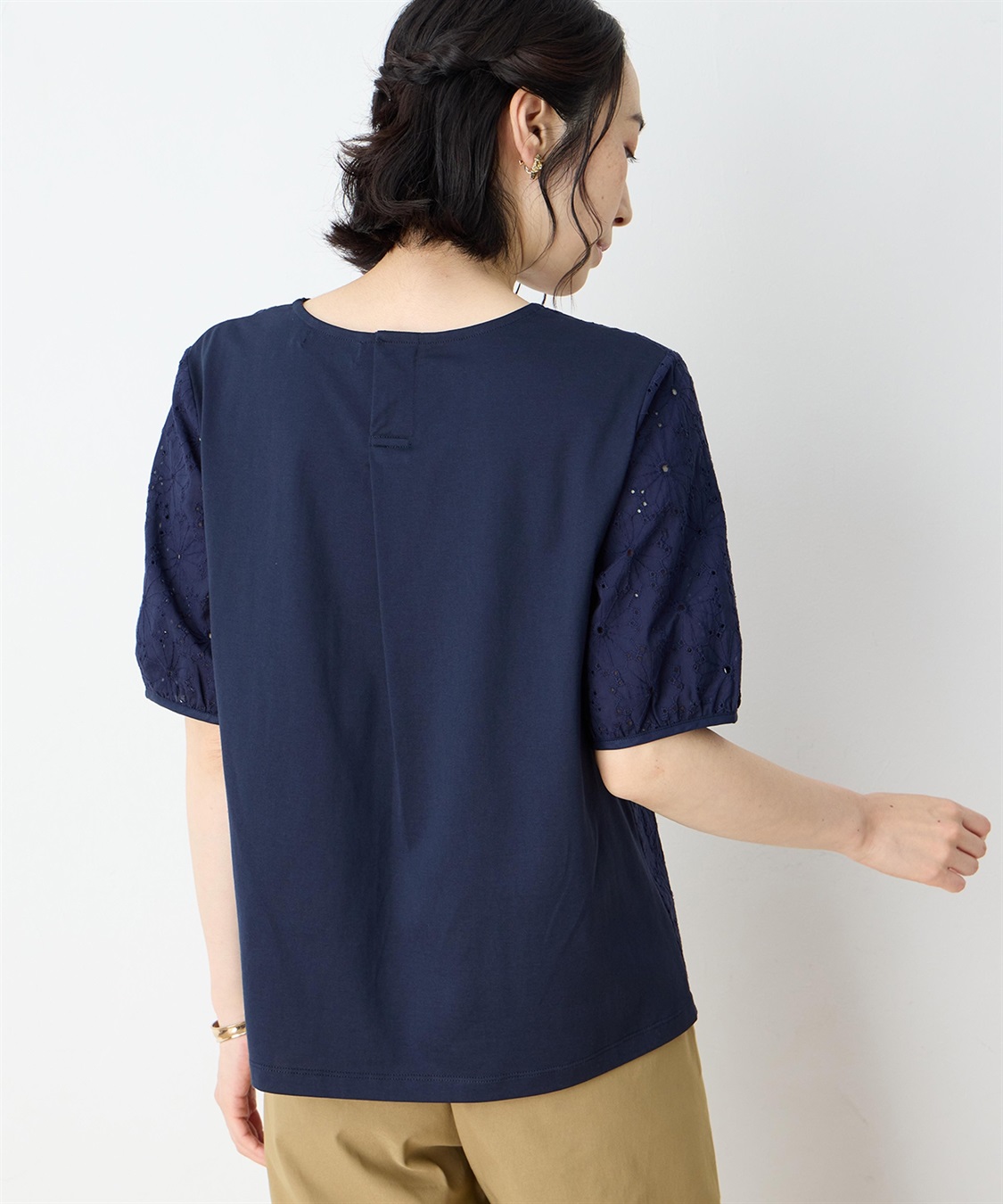 DECOY ひやさら刺繍切替プルオーバー_sub_3