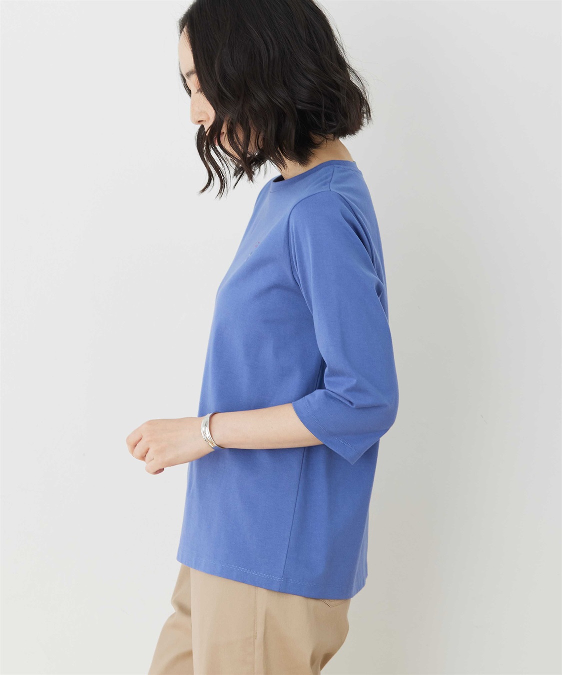 DECOY 刺しゅう七分袖プルオーバー_sub_2