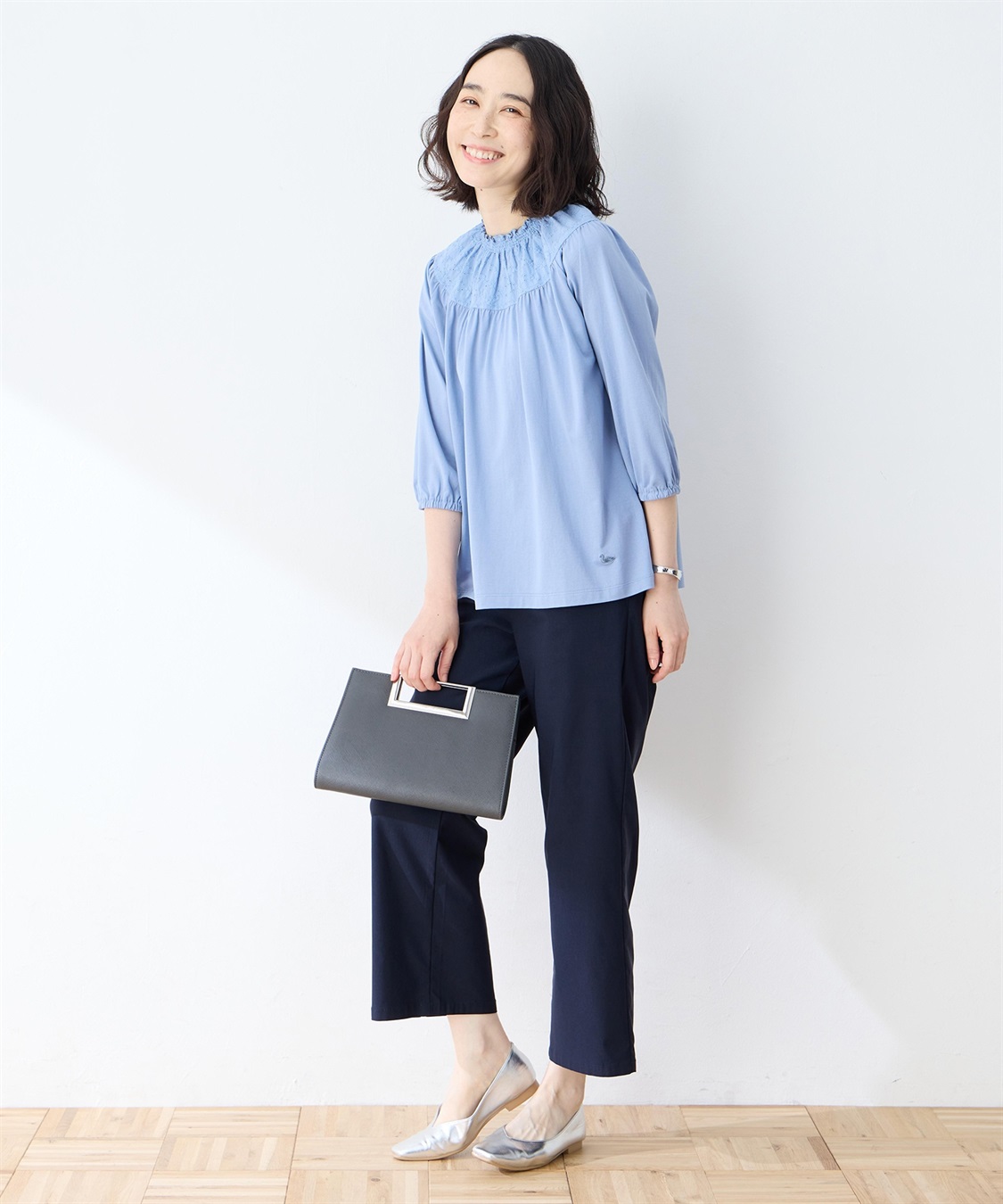 DECOY シャーリング襟ドッキングプルオーバー_sub_7