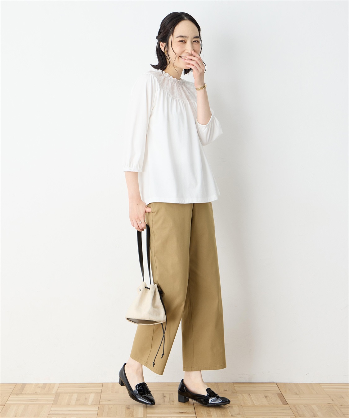 DECOY シャーリング襟ドッキングプルオーバー_sub_9