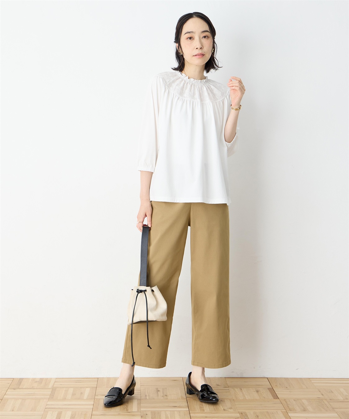 DECOY シャーリング襟ドッキングプルオーバー_sub_10