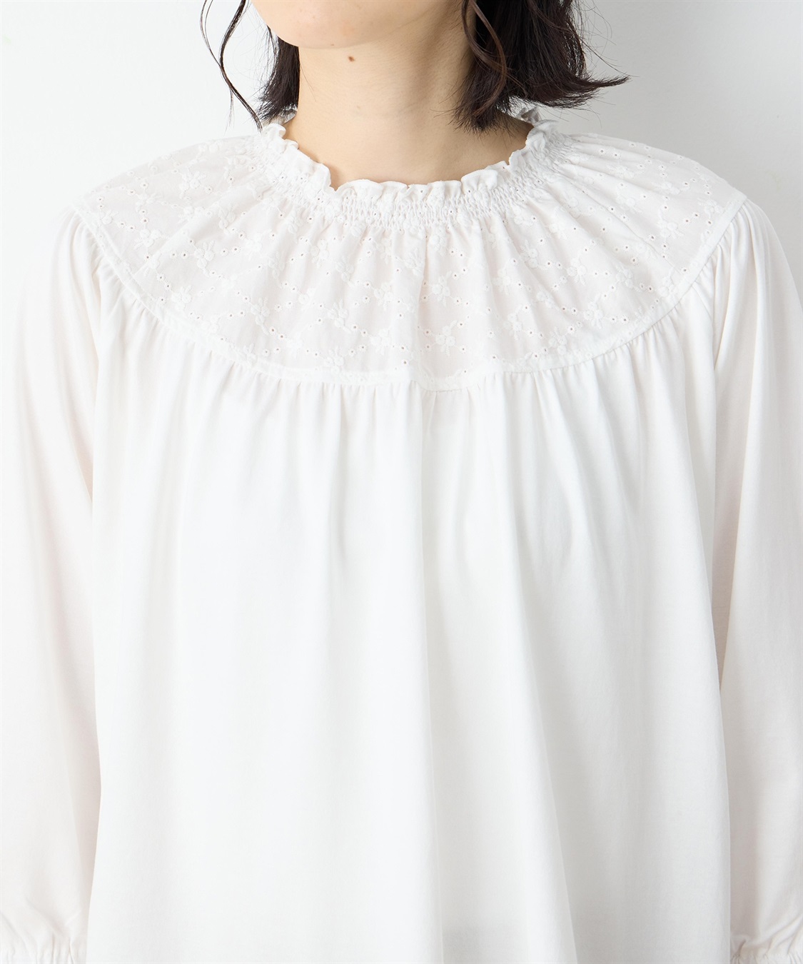 DECOY シャーリング襟ドッキングプルオーバー_sub_11