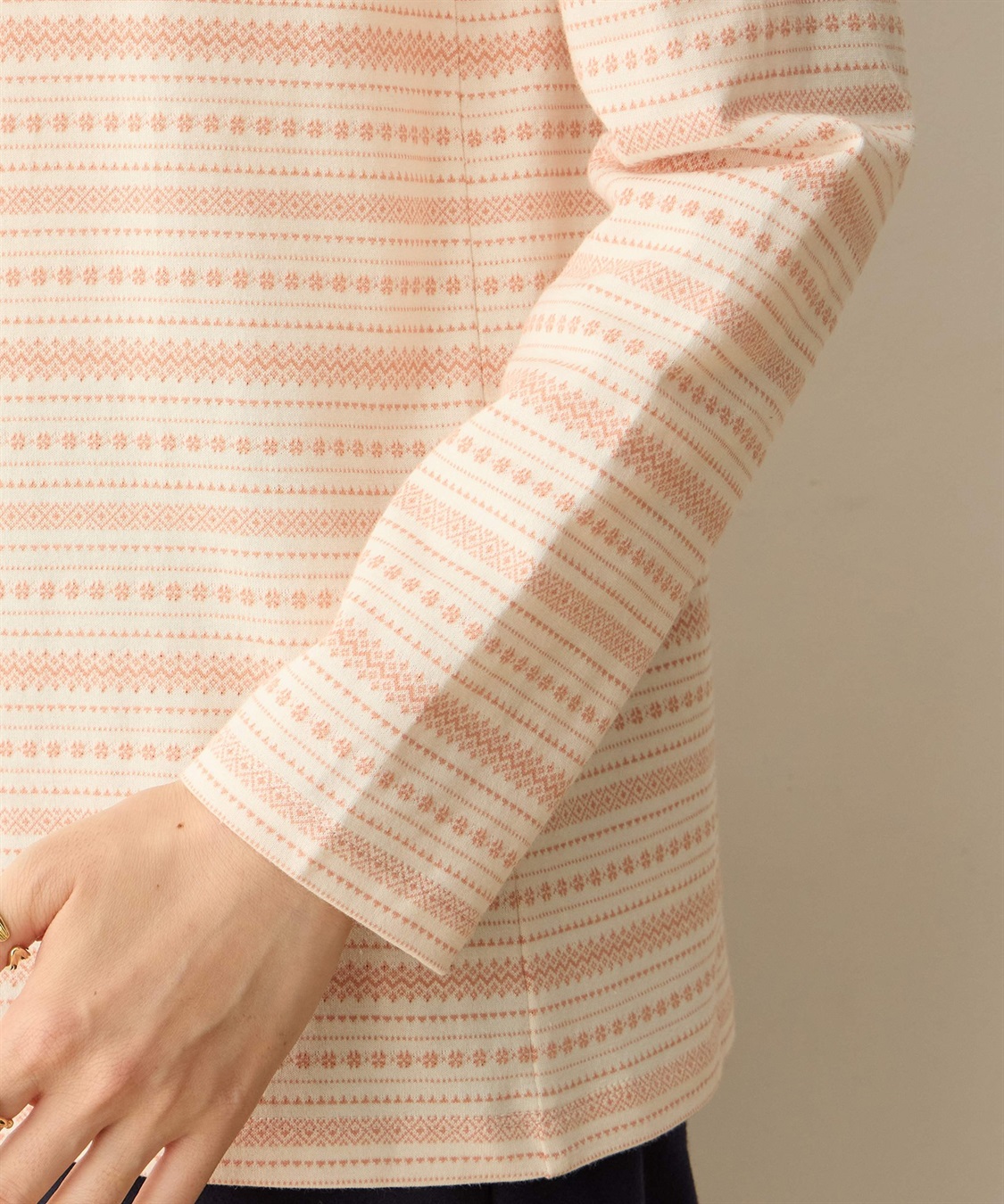 DECOY ジャガードボーダーハイネックプルオーバー_sub_17