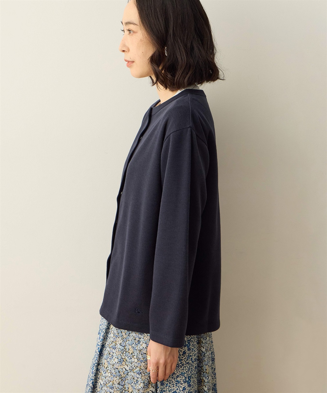 スナップボタンカーディガン DECOY｜クロスプラス公式通販サイト