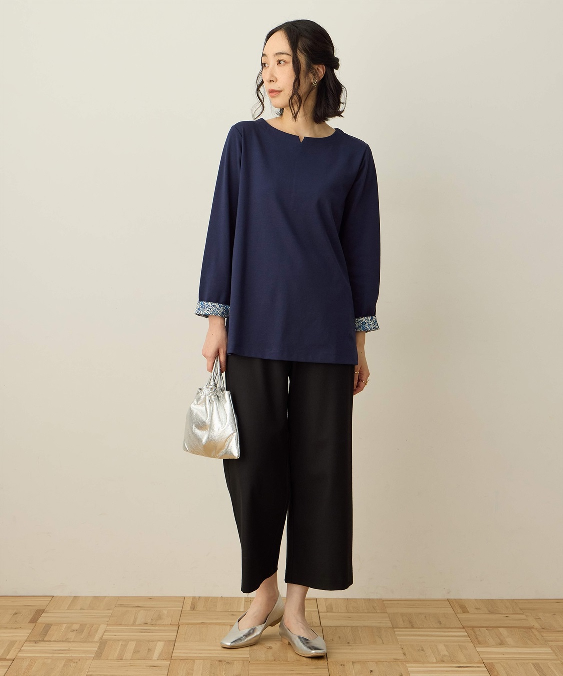 DECOY リバティプリントチュニックプルオーバー_sub_4