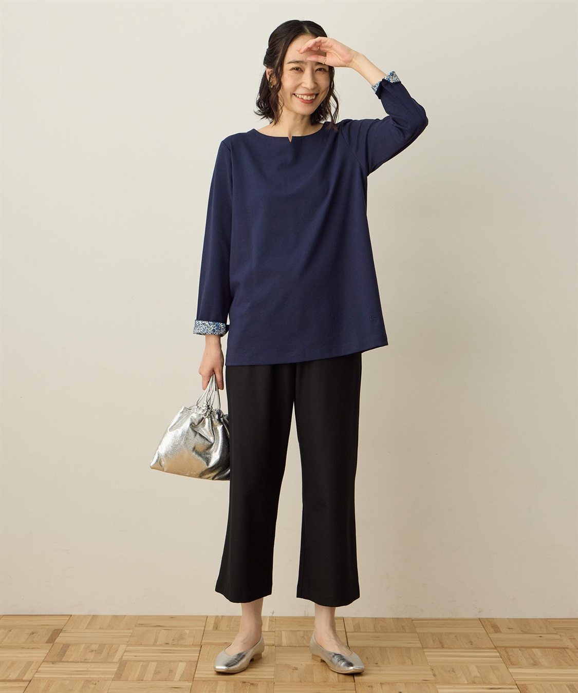 DECOY リバティプリントチュニックプルオーバー_sub_5