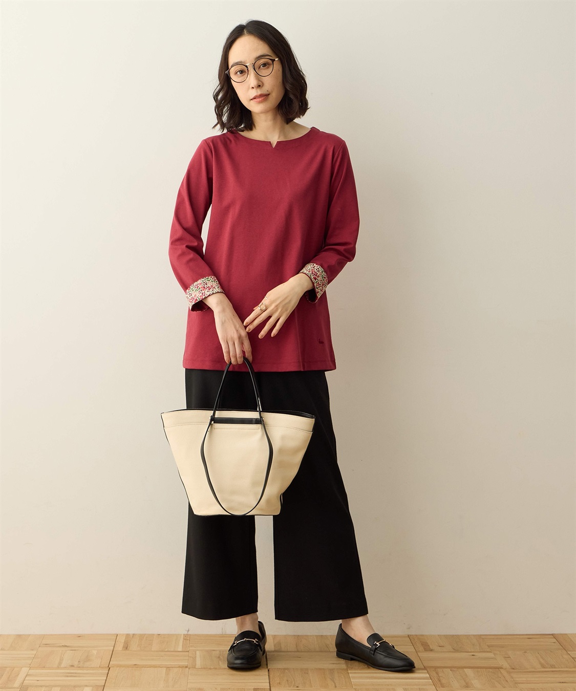 DECOY リバティプリントチュニックプルオーバー_sub_6