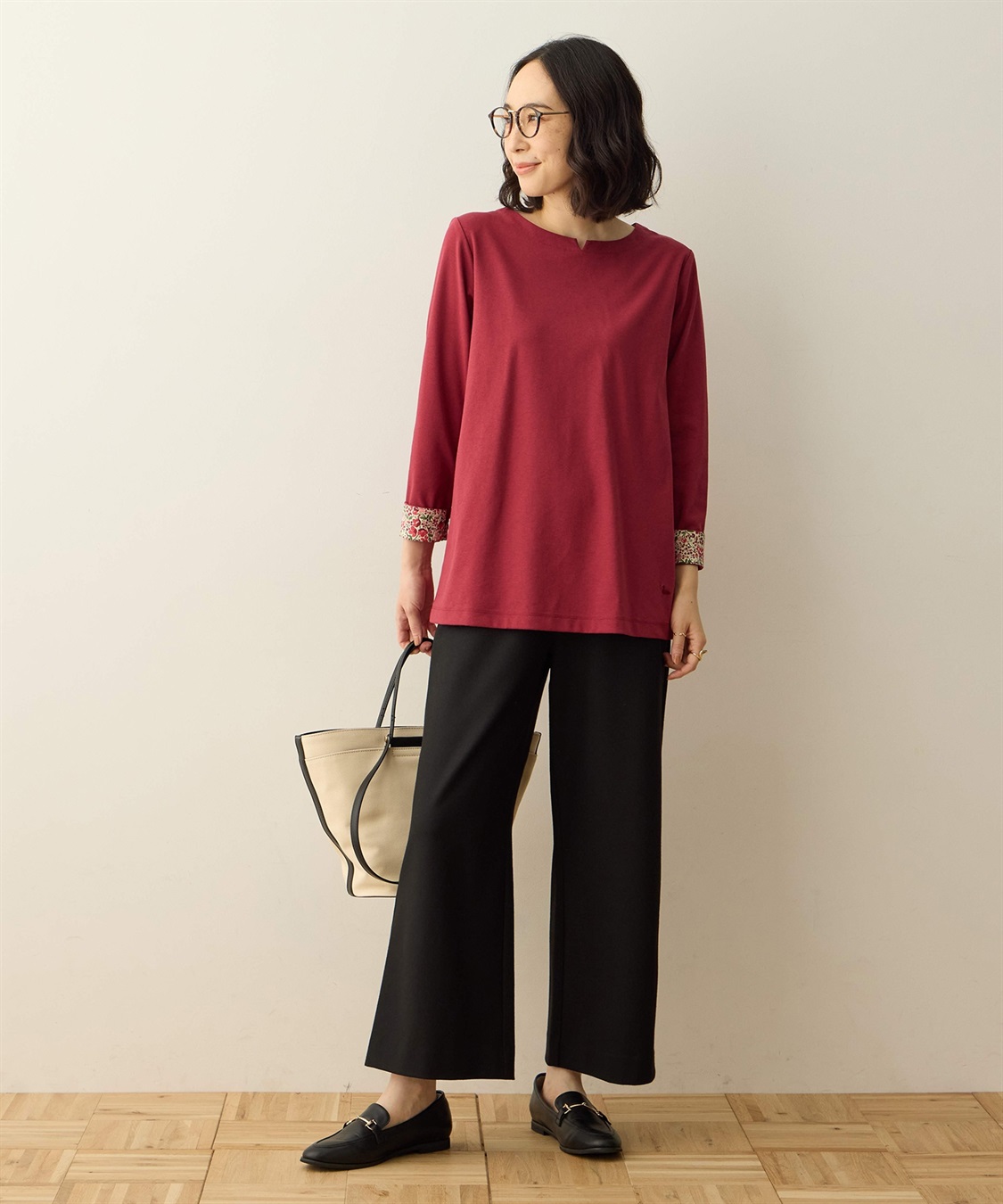 DECOY リバティプリントチュニックプルオーバー_sub_7