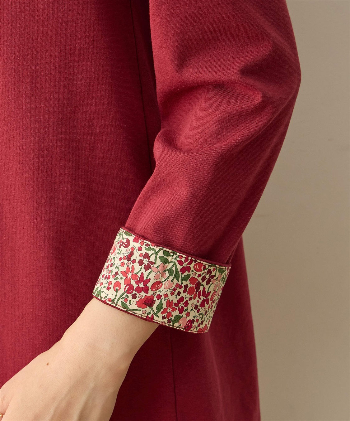 DECOY リバティプリントチュニックプルオーバー_sub_9