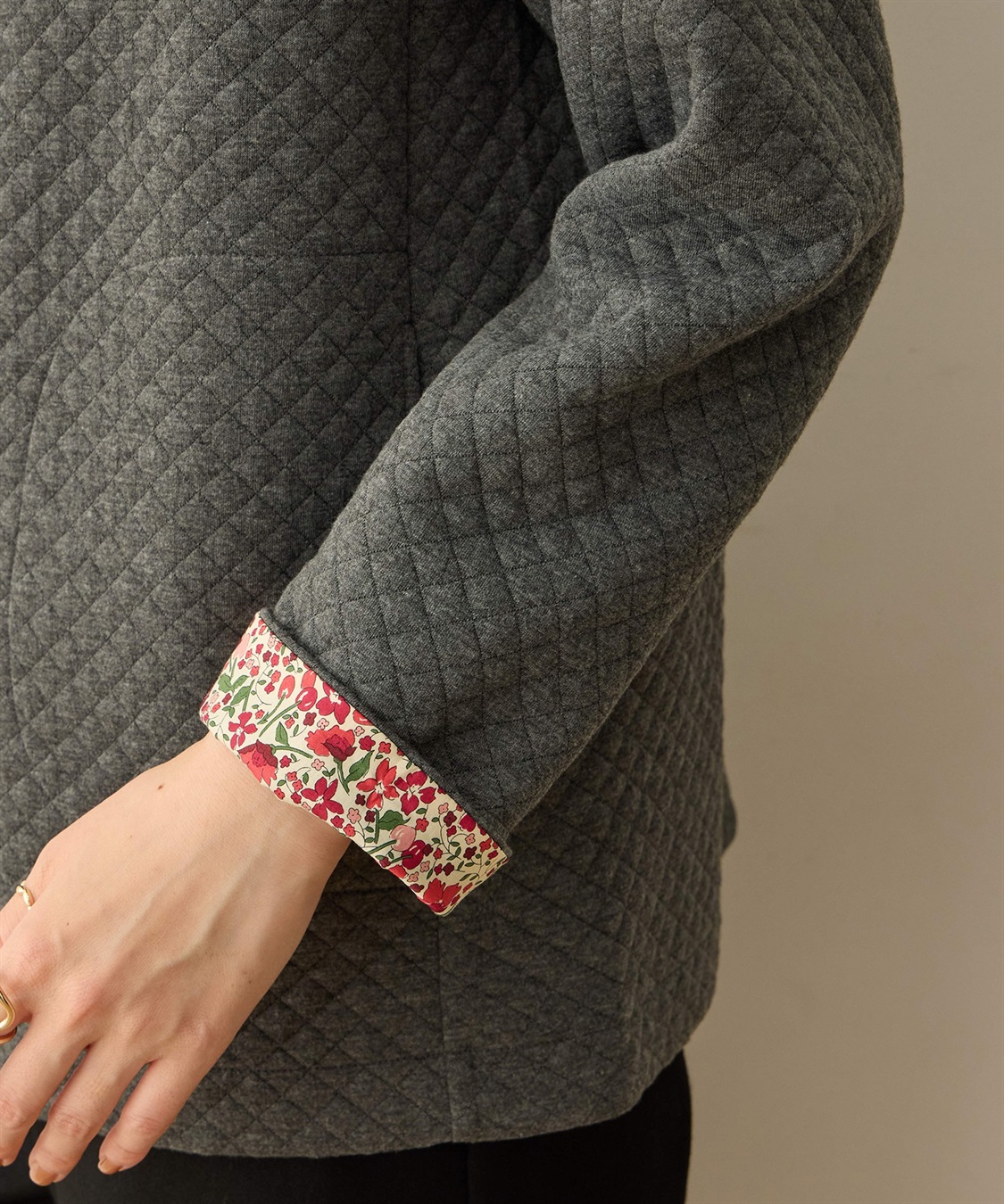 DECOY リバティプリントキルトカーディガン_sub_11