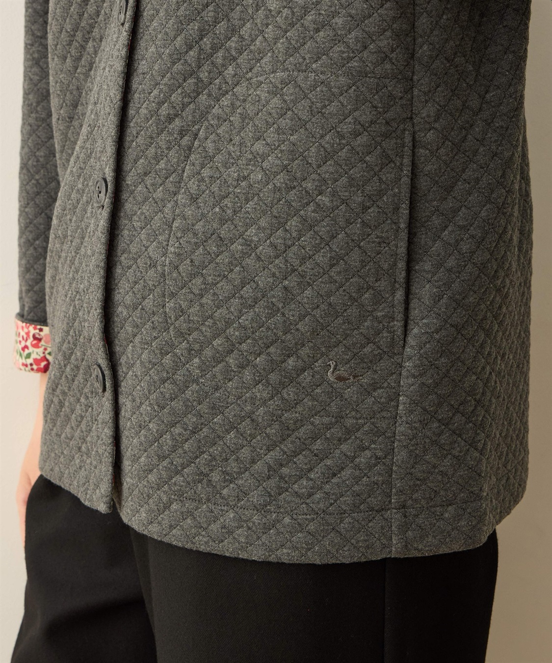 DECOY リバティプリントキルトカーディガン_sub_13