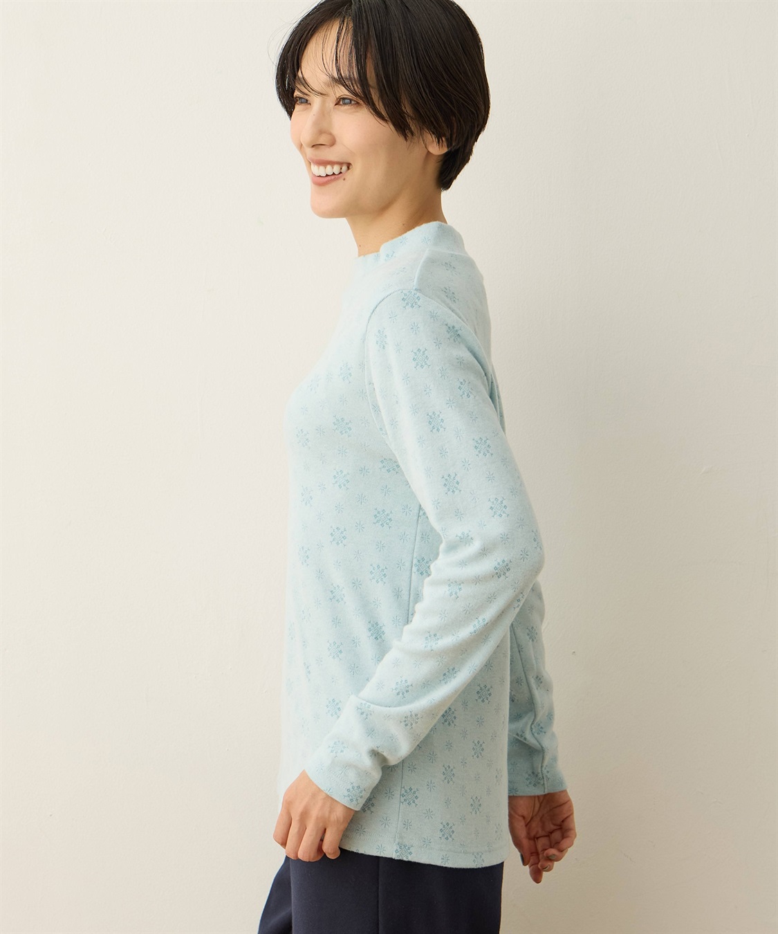 DECOY シアバターハイネックプルオーバー_sub_1