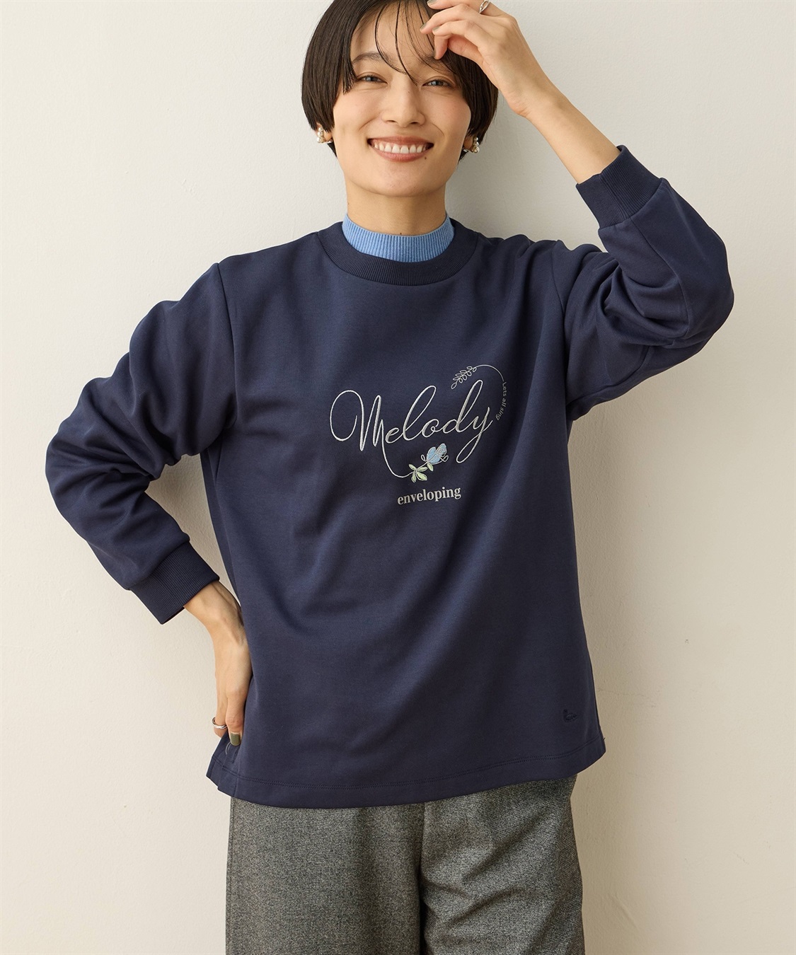 DECOY ロゴプリントプルオーバー_sub_3