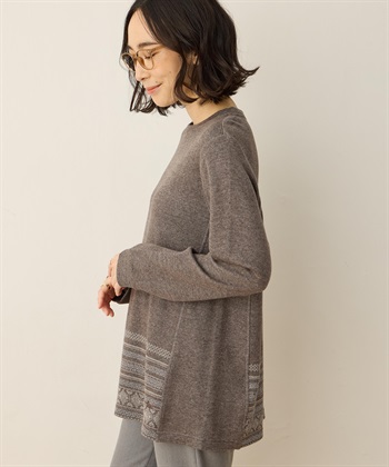 DECOY ジャガード切替チュニック_subthumb_1