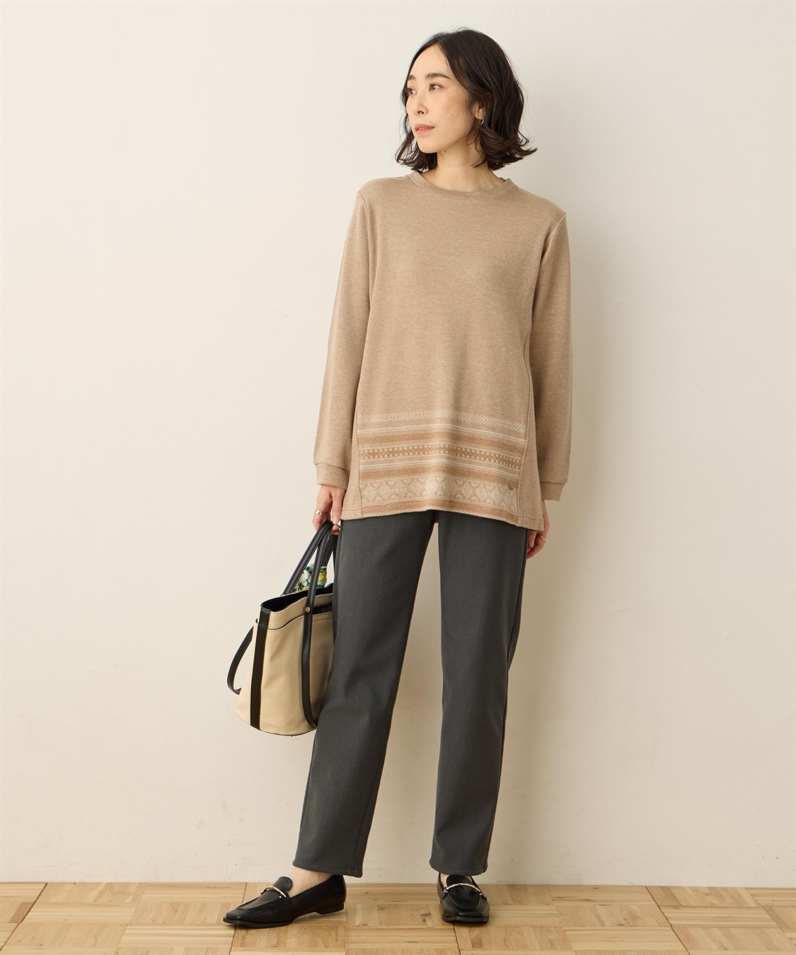 DECOY ジャガード切替チュニック_sub_4