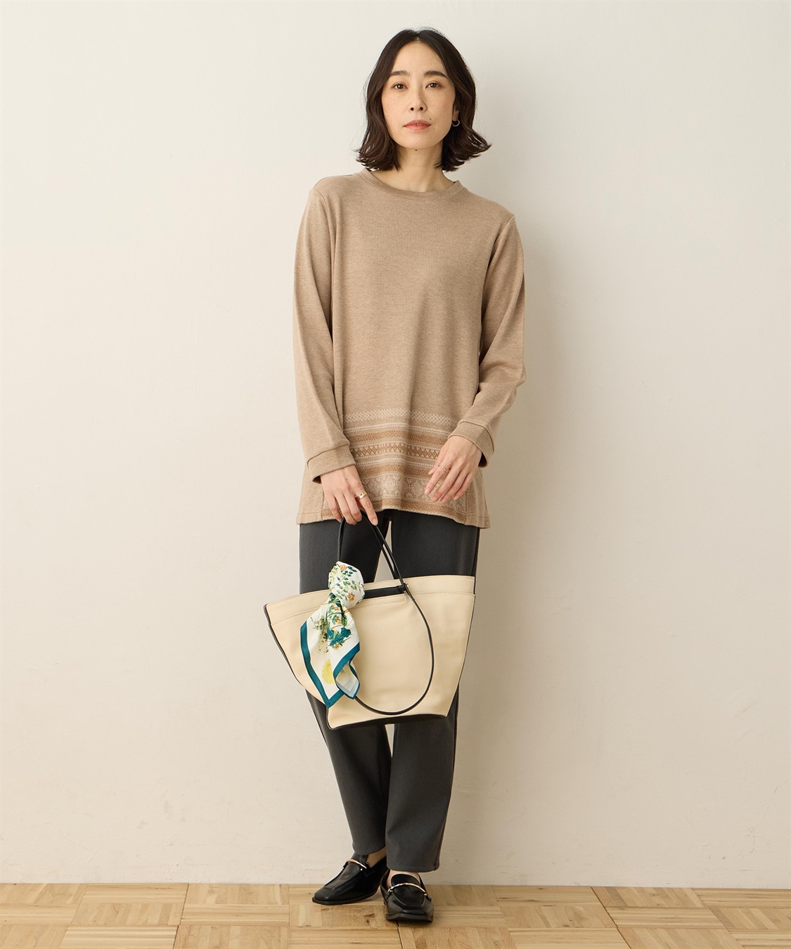 DECOY ジャガード切替チュニック_sub_5