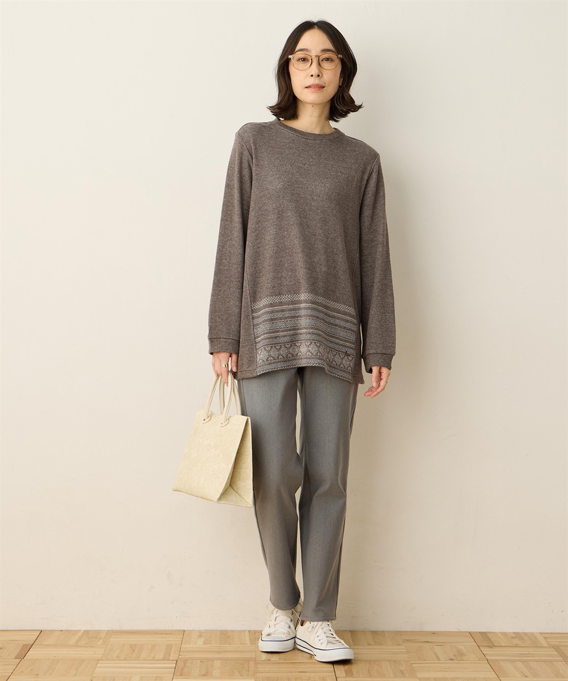 DECOY ジャガード切替チュニック_sub_6