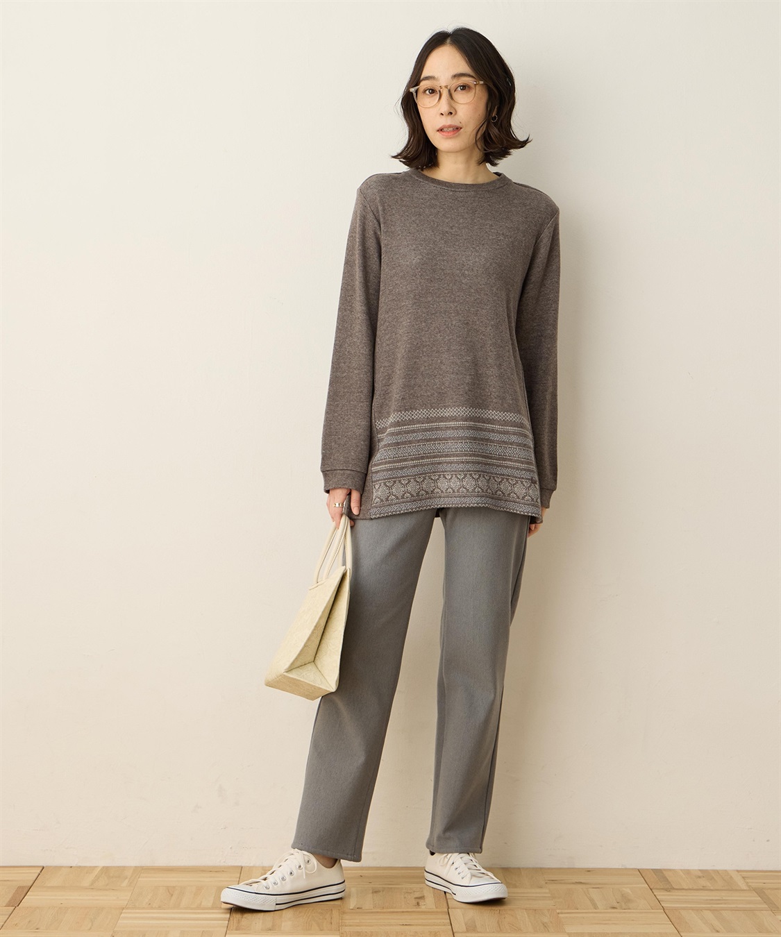 DECOY ジャガード切替チュニック_sub_7